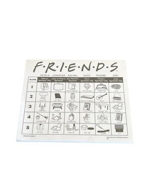 Friends Trivia Game Pad Replacement Part 57 Pages 2003 Cardinal Industries